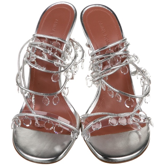 Amina Muaddi Shoes - Amina Muaddi Tina heels size 8 brand new